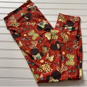 LuLaRoe Disney collection bow leggings